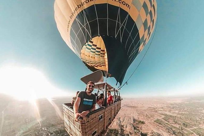 One Package Hot Air Balloon with Best of Luxor Full Day Tour - The Colossi of Memnon: a quick first stop