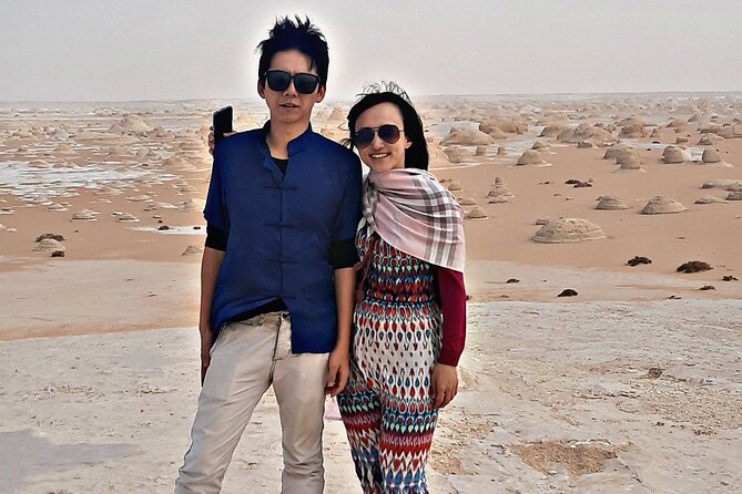 Overnight camping black and white desert. - Leaving Cairo at 7:00 am