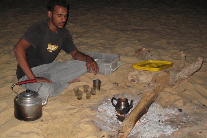 Overnight White Desert Safari Camping from Cairo - White Desert National Park at sunset