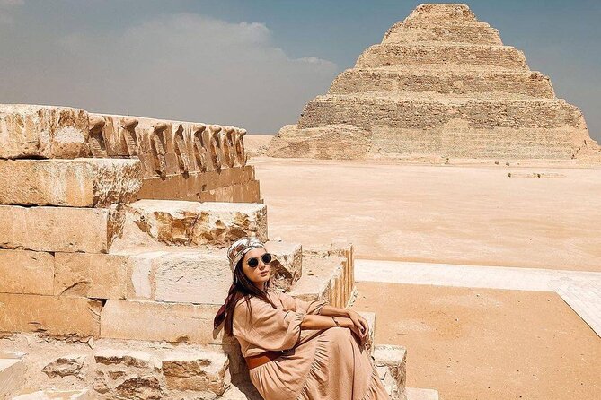 Private All Inclusive;Giza Pyramids,Sphinx,Memphis,Saqqara,Lunch&Camels - From Cairo hotel pickup to the Giza plateau