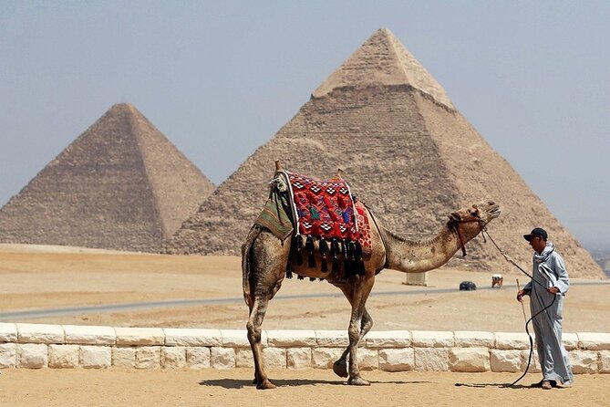 Private Day from Sharm to Cairo by plane, all entrance fees, Camel, Lunch, Guide - At Giza, the pyramids deserve your best attention