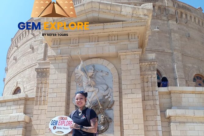 Private Day Tour Egyptian Museum, Citadel ,Mohamed Ali Mosque and Coptic Cairo - The Alabaster Mosque’s bright interior
