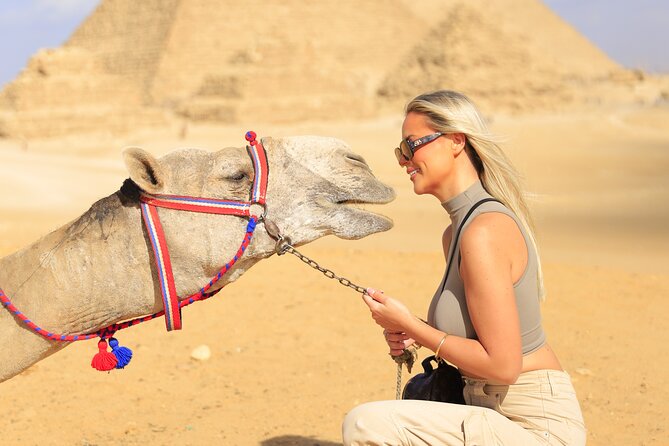 Private Day Tour Giza Pyramids, Sphinx, Memphis, and Saqqara - The Great Sphinx and the valley temples
