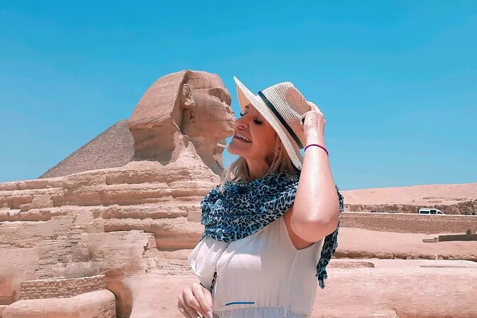 Private Day Tour Giza Pyramids,Sphinx,Saqqara and Memphis - The Giza panorama and Sphinx photo stop