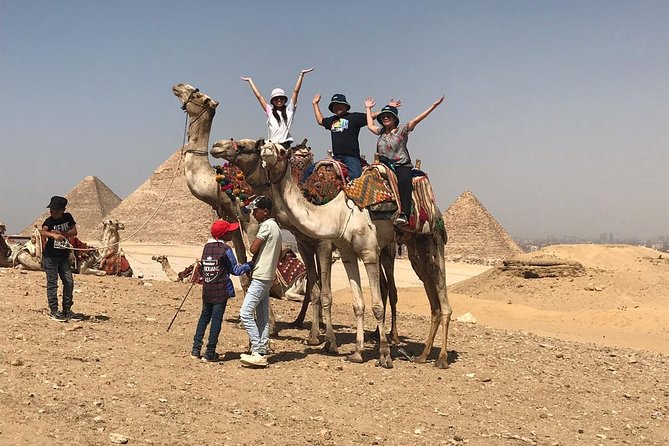 Private Experienced Tour for Camel ride during the sunset with Local Bedouin Dinner - The pyramid view may not be from the main complex
