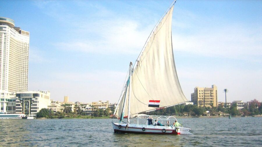 Private Felucca Ride on the Nile River - Boarding a traditional felucca