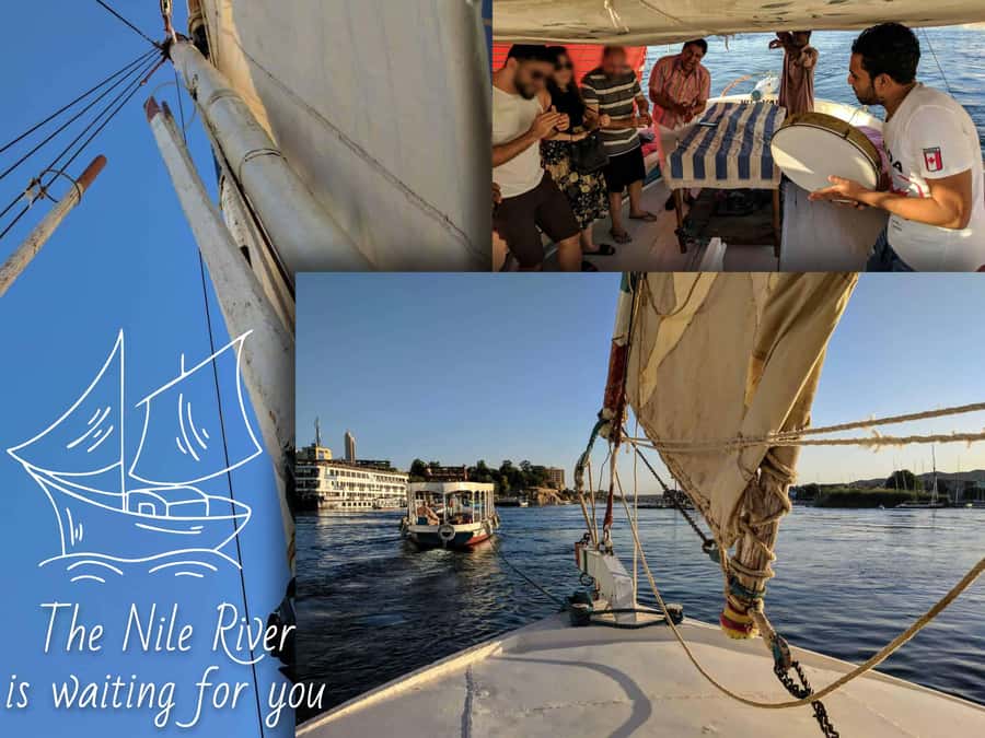 Private Felucca Ride on the Nile River - The route is relaxing, but not far-reaching