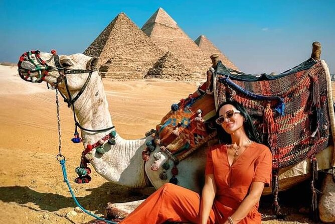 Private Full Day Tour Giza Pyramids Memphis Sakkara with Lunch - A 30-minute camel ride with pyramid views