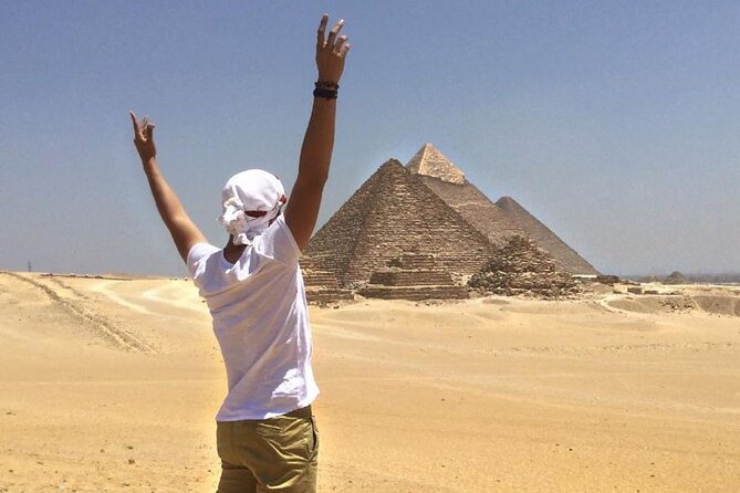 Private Full day Tour to Giza Pyramids Sakkara and Memphis - Giza Pyramids: four hours with the icons