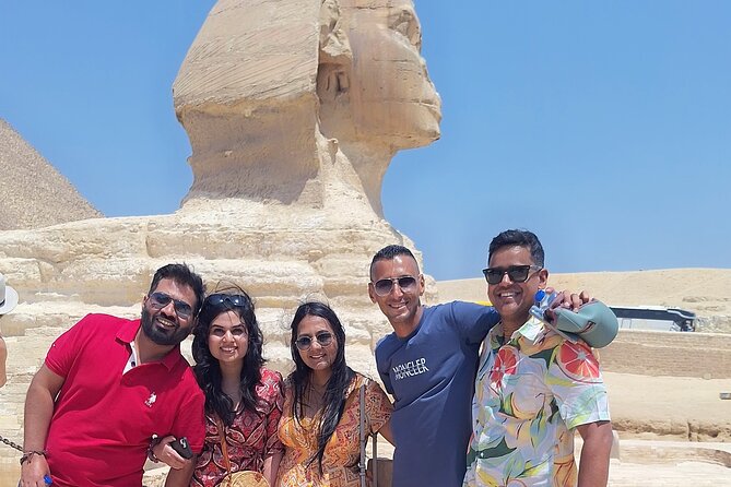 Private Giza Pyramids Sphinx Memphis Saqqara Lunch and Camel - Giza begins with the three great pyramids