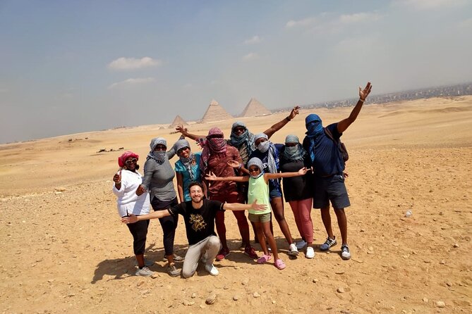 Private guide's trip to Giza pyramids, Great sphinx valley temple - The panoramic Giza viewpoint