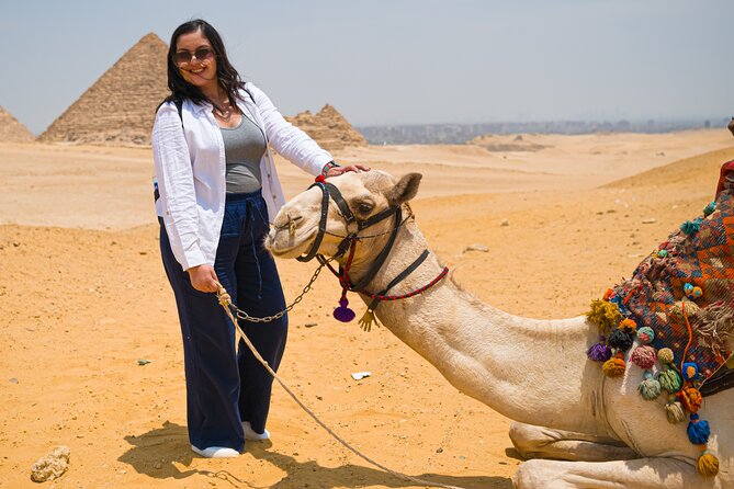 Private guided tour to Giza Pyramids, and Great Sphinx - Khufu, the Great Pyramid, comes first