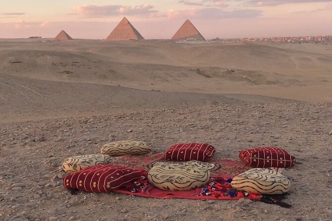 Private Guided tour to Giza Pyramids,Sphinx Camel Ride and Lunch - Seeing Cheops, Chephren, and Mykerinus together