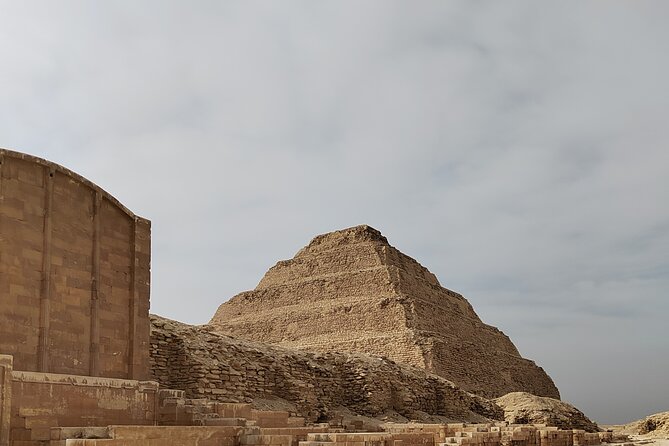 Private inclusive day tour at Giza pyramids, Sakkarra, Memphis and Dahshur. - The Bent Pyramid at Dahshur