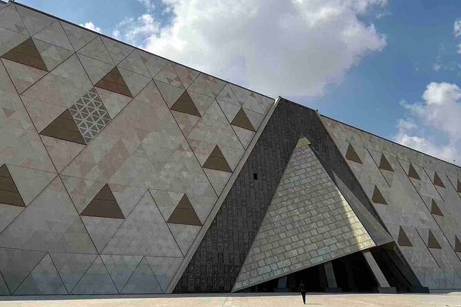 Private Journey :Grand Egyptian Museum & Giza Pyramids - At Giza, meet the three pyramids