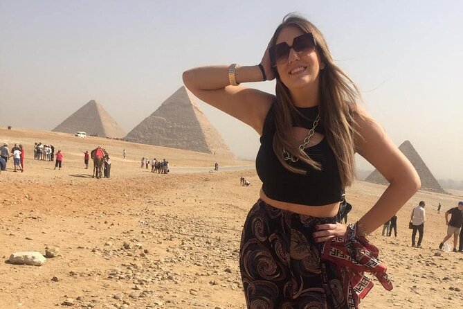 Private Tour Giza Pyramids, Egyptian Museum, lunch and Camel Ride - Seeing the pyramids at Giza