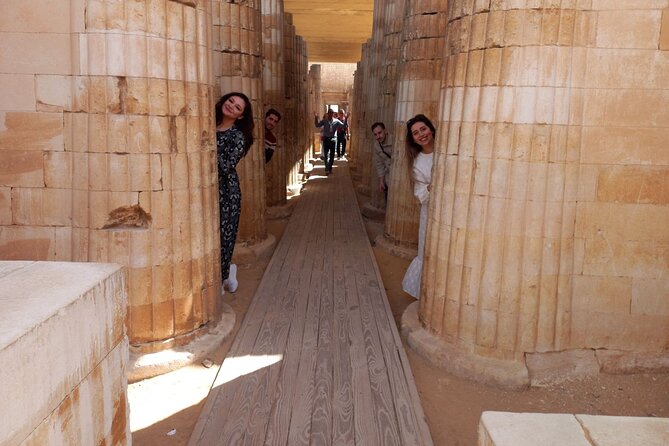 Private Tour Giza Pyramids Sphinx Sakkara and Dahshur - A private car makes the long day easier