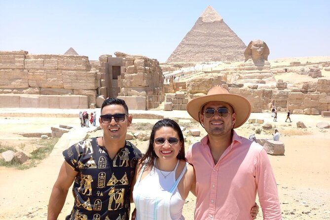 Private Tour Giza Pyramids Sphinx Sakkara and Memphis - Guide quality and the private vehicle