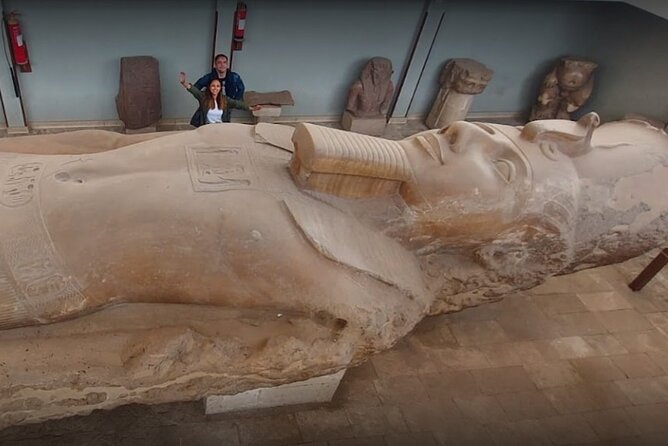 Private Tour to Giza Pyramids and Memphis and Saqqara Pyramids - A local lunch with a view