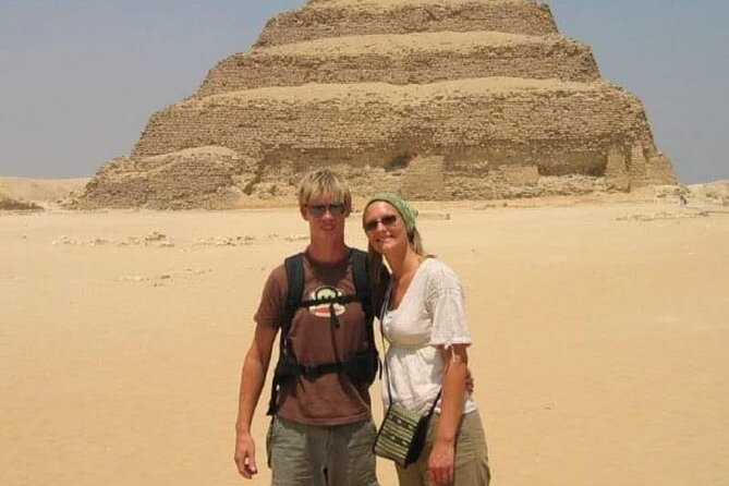 Private Tour to Great Pyramids of Giza and Sphinx - Menkaure and the surviving granite casing