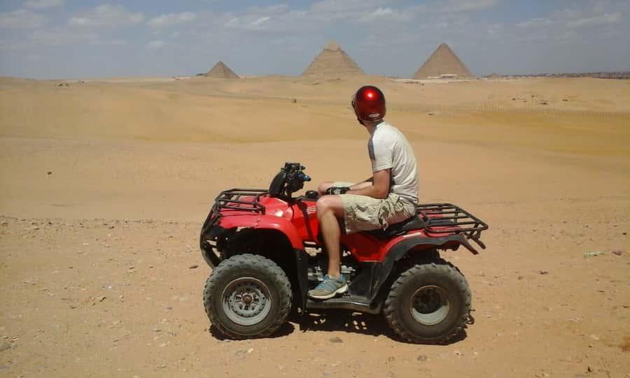 Pyramids of Giza: 1-Hour Quad Bike Desert Safari - Hotel pickup makes this an easy Cairo add-on