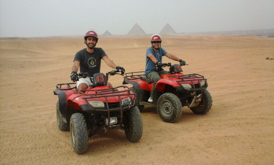 Pyramids of Giza: 1-Hour Quad Bike Desert Safari - The photo stops are more important than they sound