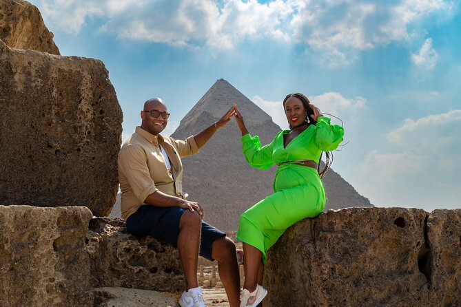 Pyramids of Giza Photoshoot & Tour with Camel, Horse & Shopping - The panoramic viewpoint and the camel ride