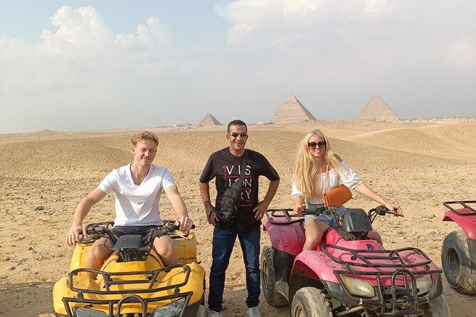 Pyramids of Giza private day tour Sakkara Memphis - Ancient Memphis and the statue of Ramesses II