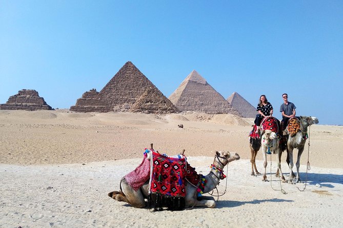 Pyramids of Giza & Saqqara complex - Giza Plateau: the Great Pyramid and its neighbors
