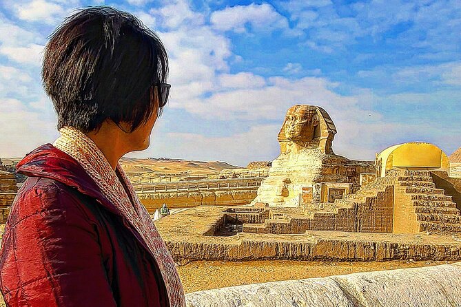 Pyramids & Sphinx Saqqara Day Tour - Lunch at a local Egyptian restaurant