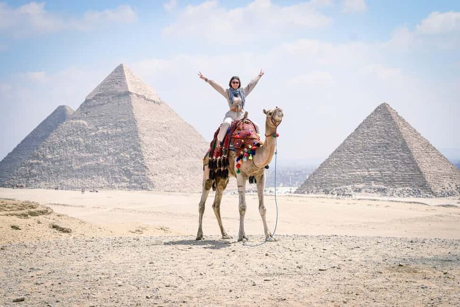 Pyramids & Sphinx Tour with Free Camel Ride - Papyrus and essential oils: useful stops with a trade-off