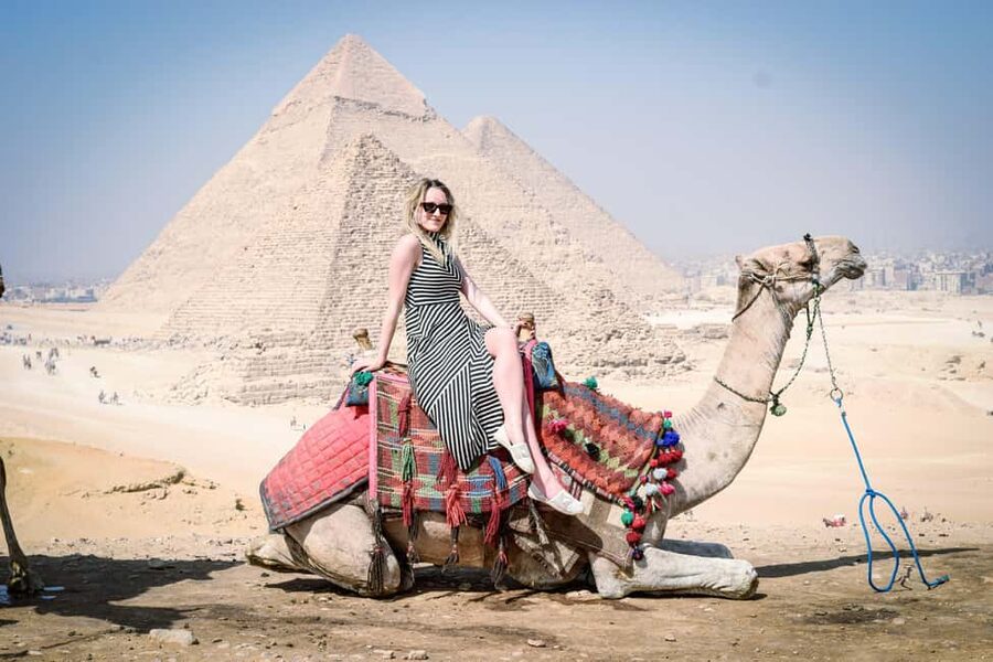Pyramids & Sphinx Tour with Free Camel Ride - Transport, guides, and the human side of the tour