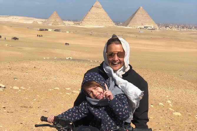 Quad Bike ATV Tours in Desert of Giza Pyramids with Egyptian Tea - Pyramid photos with your guide
