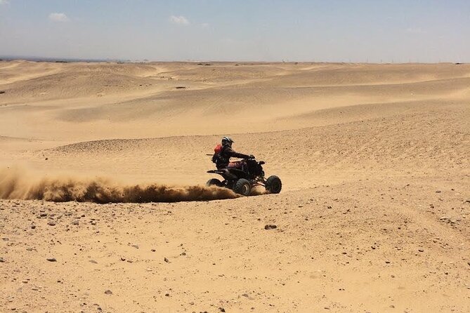 Quad Bike ATV Tours in Desert of Giza Pyramids with Egyptian Tea - Pickup through Cairo traffic