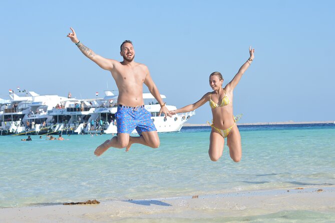 Ras Mohamed & White Island luxury Yacht Trip Sharm el Sheikh - White Island and the second water stop