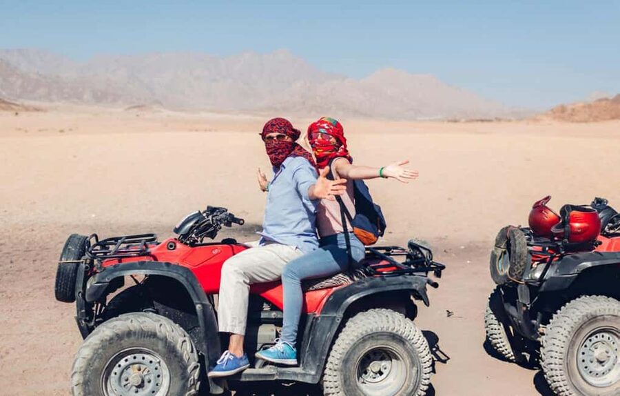 Sharm El Sheikh: ATV Dunes & Waves Adventure with Lunch - Camel riding, sandboarding, and Bedouin tea
