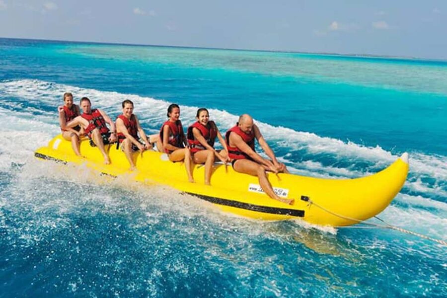 Sharm El Sheikh: ATV Dunes & Waves Adventure with Lunch - Banana boats and tube rides on the water