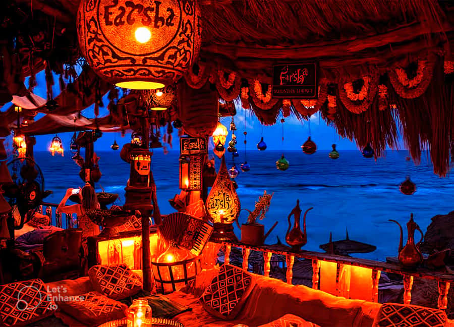 Sharm el Sheikh: Farsha Cafe & Soho Square Night Out Driver - Farsha Cafe before the crowds arrive