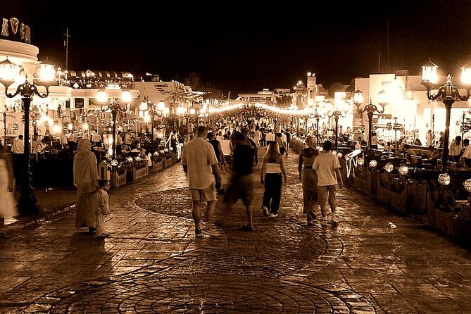 Sharm El Sheikh Guided City Sightseeing Tour - Soho Square after dark