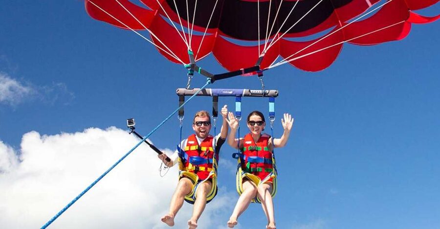Sharm El-Sheikh: Parasailing, Camel Ride, Dive & Quad Bike - One Sharm day, from desert dust to Red Sea water