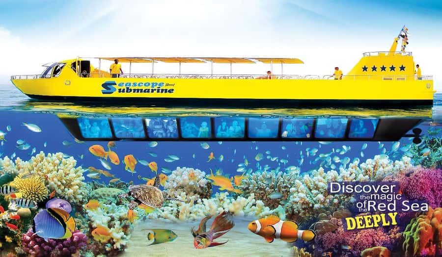 Sharm El-Sheikh: Seascope Submarine boat cruise with pickup - The marina wait before boarding