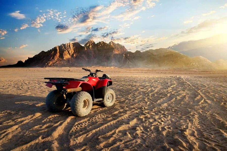 Sharm ElSheikh: ATV Quad & Buggy Adventure Sunrise or Sunset - The safety briefing and choosing your quad