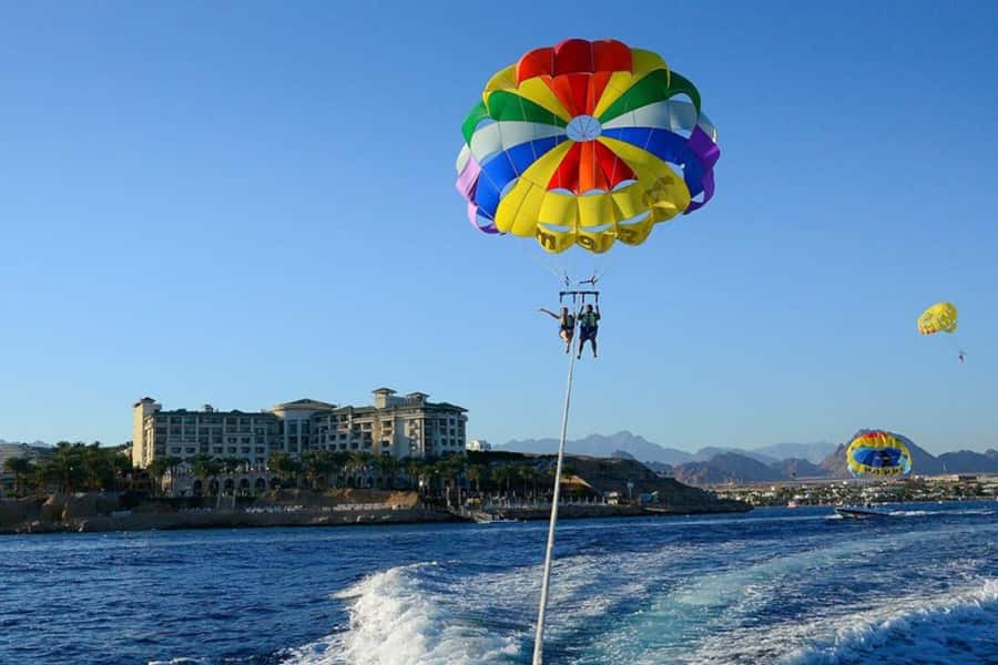 Sharm: Water Sports Adventure Day with Hotel Transfer - 8:15 AM pickup and the first desert drive