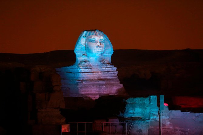 Sound and light show with Dinner with Pyramids view Roof Top Restaurant - Why the private guide matters