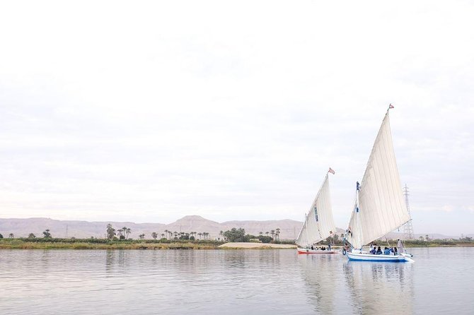 Sunset Felucca Ride in Aswan - The route toward the Nile River Valley