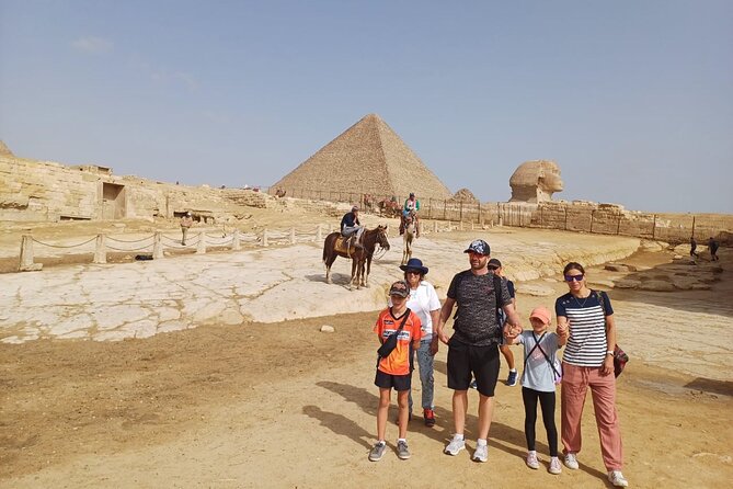The Giza Pyramids, the Great Sphinx, and Local Lunch. - The pyramid panorama and the optional camel ride