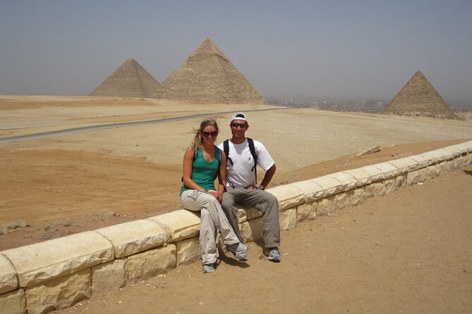 Top Attractions Tour in Giza Pyramids And Horse carriage With panoramic view - The Giza Plateau from a wider angle