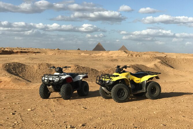 Top Private All Inc-Pyramids,Camel,Quad Bike,Inside Pyramid&Lunch - Khafre and Menkaure, the smaller pyramids with their own character