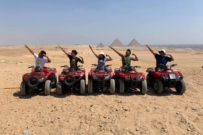 Top rated ATV quad bike at the Desert of Giza Pyramids - Who will enjoy this ride most