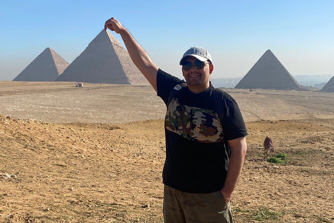 Top Rated Giza Pyramids,Sphinx,Camel ride,lunch & inside pyramids - The guides and the value of personal attention